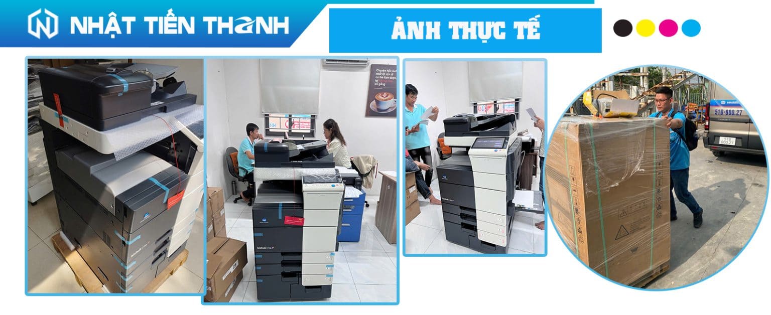 Máy Photocopy Konica Minolta Bizhub C759 Lắp đặt thực tế Máy Photocopy Konica Minolta Bizhub C759
