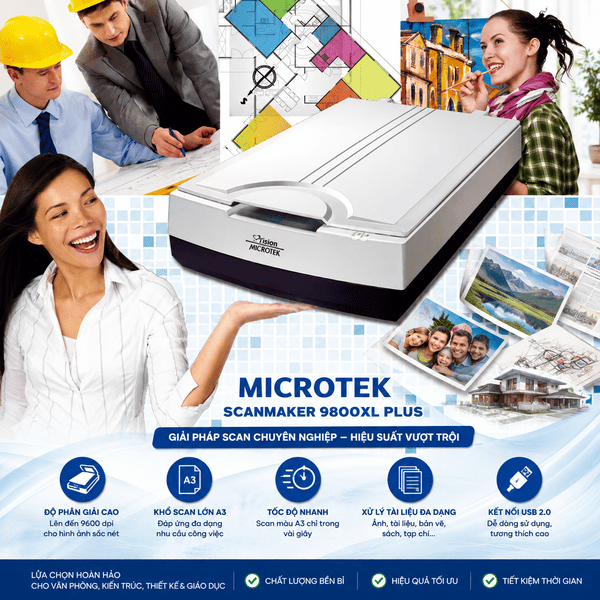 Máy Scan Microtek XT6060 | Scan Phẳng A3 Máy Scan Microtek XT6060