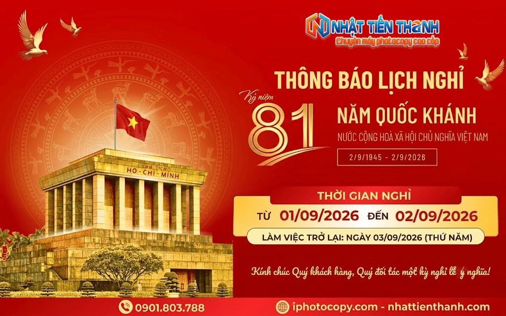 Thông Báo Lịch Nghỉ Lễ Quốc Khánh 2/9 Năm 2026 Thông Báo Lịch Nghỉ Lễ Quốc Khánh 2/9 Năm 2026